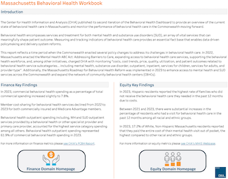 Behaviroal Health Dashboard